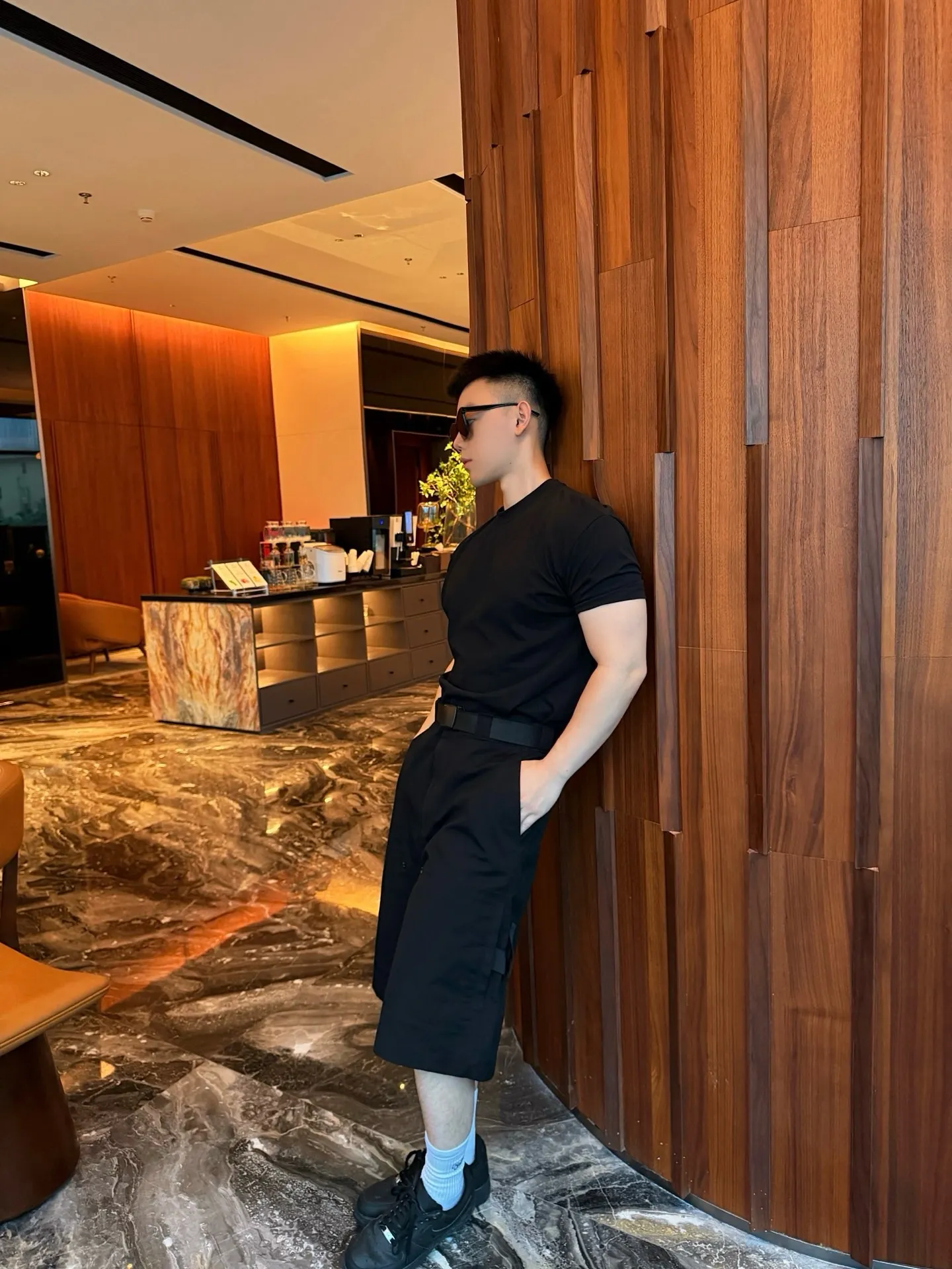 Louis Vuitton/Louis Vuitton cotton cargo shorts